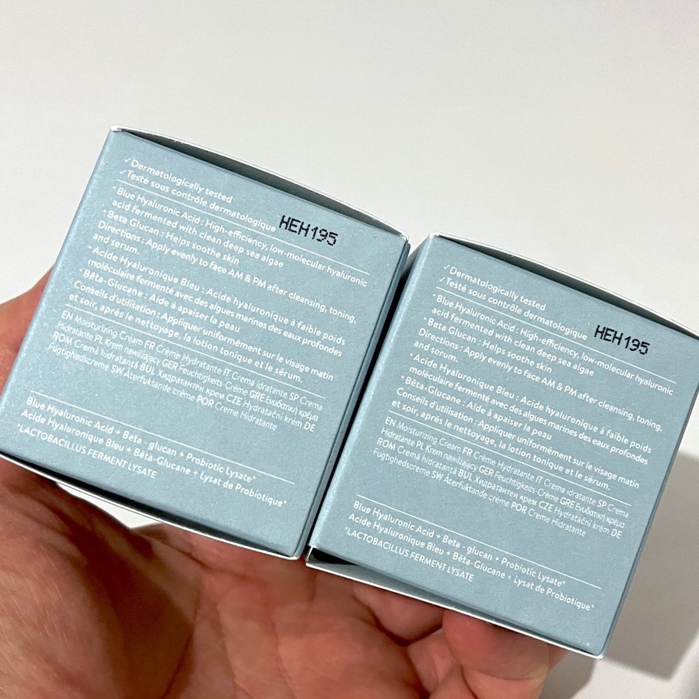 TWO Mini Laneige Water Bank Blue Hyaluronic Cream Moisturizer Travel Size - Picture 3 of 3